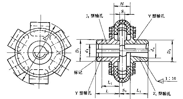 LAK型鞍形块弹性联轴器 LAK型鞍形块弹性联轴器