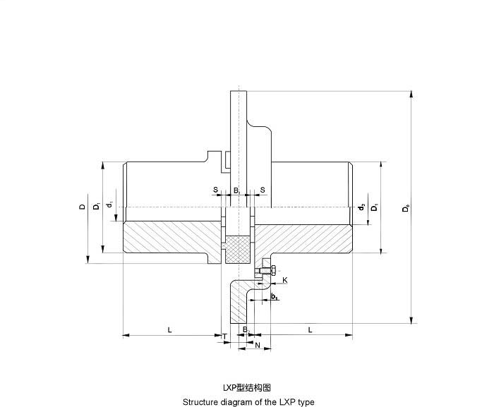 LXP带制动轮星形弹性联轴器 LXP带制动轮星形弹性联轴器